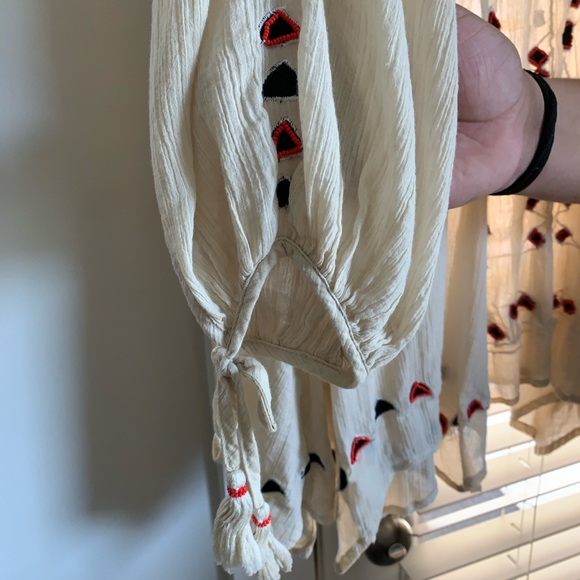 Free People Vintage Boho size Medium, Cream/Tan - Picture 4 of 15